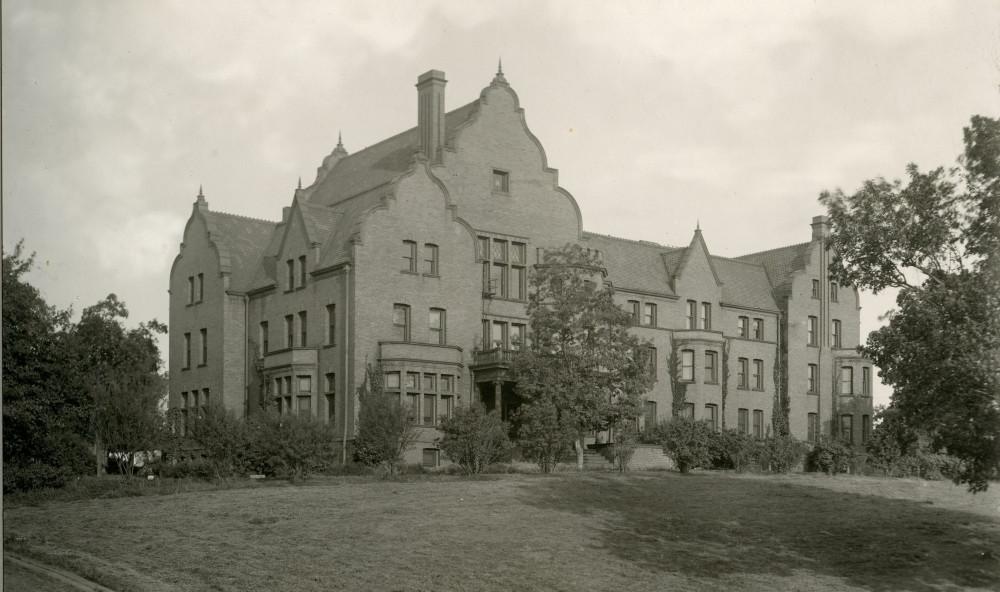 Emerson Hall opened in 1898 and was the exclusive domain of women until the residential hall beca...
